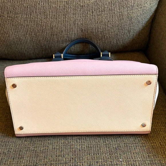 Kate Spade Periwinkle and Navy Cameron Medium Satchel - Picture 6 of 7